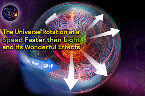 The Universe Rotation at a Speed Faster than Light and its Wonderful Effects
