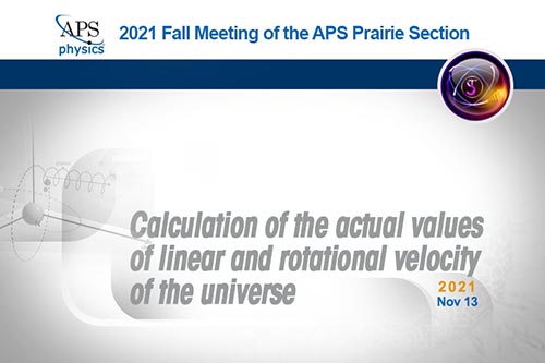 2021 Fall Meeting of the APS Prairie Section