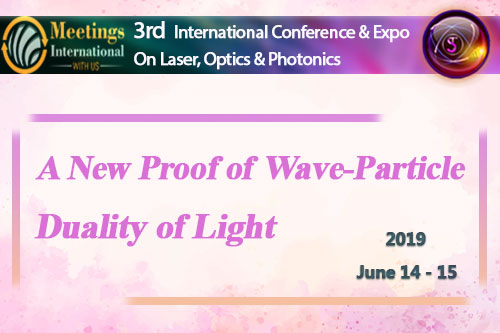 3rd International Conference & Expo On Laser, Optics & Photonics