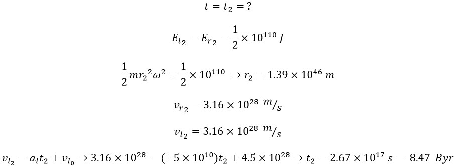 Calculation of Energy Conservation Equations Utilizing Linear and Rotational Energy in the Universe