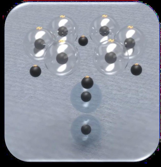 A New Explanation for the Structure of the Nuclei of Atoms From Smallest to the Largest Part A