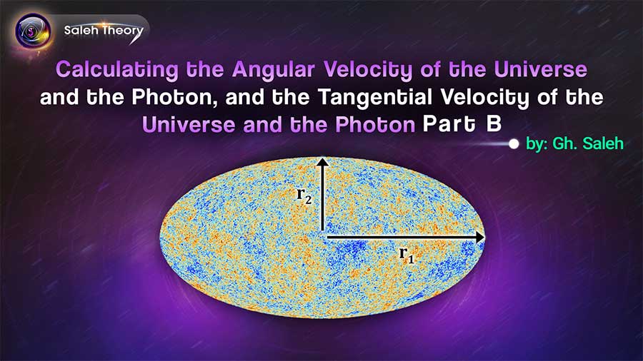 Calculating the Angular Velocity of the Universe and the Photon, and the Tangential Velocity of the Universe and the Photon Part B