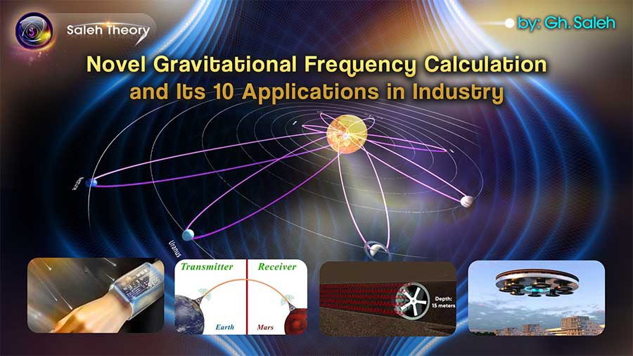 Novel Gravitational Frequency Calculation and Its 10 Applications in Industry
