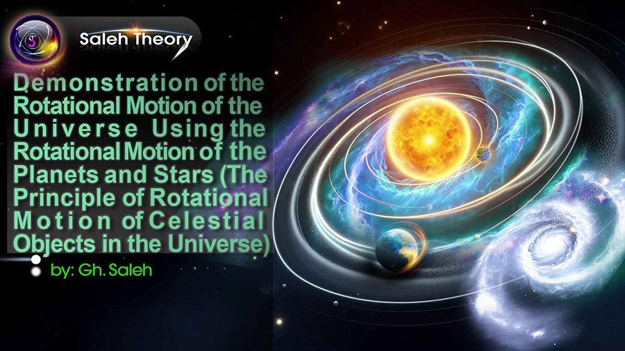 Demonstration of the Rotational Motion of the Universe Using the Rotational Motion of the Planets and Stars (The Principle of Rotational Motion of Celestial Objects in the Universe)